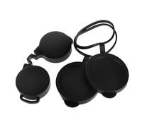 ERINGOGO 3 Pièces Cache-Objectif Caoutchouc Lot de Protections Étanches Bouchons Robustes Anti-poussière pour Lentilles De Télescope Et Instruments D’Observation