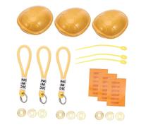 ERINGOGO 3 Pièces Feng Shui Turtle Shell Fortune Telling Toys Vintage I Ching Divination Prop for Health Wealth Calm Decor