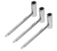 ERINGOGO 3 Pièces Kit 3 Clés à Manche de Guitare 8 Mm Argentées Outil Hexagonal pour Réglage Précis Tige de Réglage Compatible Guitares Acoustiques et Électriques Accessoire Professionnel