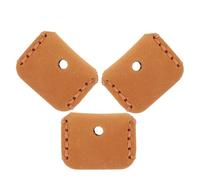 ERINGOGO 3 Pièces Lot de Étuis Vintage Cuir pour Clés de Voiture Protections Artisanales et Durables Couleur Camel Couvre-clés Antirayures pour Usage Quotidien