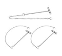 ERINGOGO 3 Pièces Marteau de Sécurité Fer Résistant Brise-vitre Antidérapant pour Bouton Alarme Incendie Outil Urgence pour Bâtiments Publics et Résidentiels