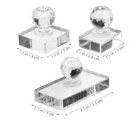 ERINGOGO 3 Pièces Outil de Pressage pour Fard à Paupières Compacte Highlighter et Blush Cosmétiques Portables pour Compactage Uniforme et Réparation Maquillage