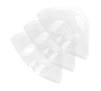 ERINGOGO 3 Pièces Silicone Face Mask Cover Réutilisable Silicone Transparente Extensible Couvre Masque Dérapant pour Soins Du Visage