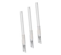 ERINGOGO 3 Pièces Stylo Sourcils Imperméable Marqueur Blanc pour Maquillage et Cartographie de Sourcils Professionnel Pointe Fine pour Contours Naturels et Usage Salon