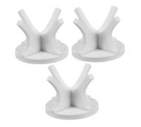 ERINGOGO 3 Pièces Support de Sport Acrylique Présentoir Stable Antidérapant pour Baseball Tennis Softball Golf Montage Rapide sans Outils pour Bureau et Vitrine
