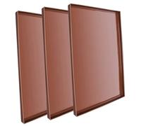 ERINGOGO 3 pièces Tapis de Séchage Silicone Réutilisables pour Déshydrateur Alimentaire et Cuisson Au Four Antiadhésif avec Bord pour Fruits Viandes et Biscuits Résistant Chaleur et Facile