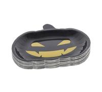 ERINGOGO 30 Pièces Assiettes Papier Citrouille Dautomne Noire Résistante pour Fête Halloween Plateau à Bonbons et Dessert Décoratif