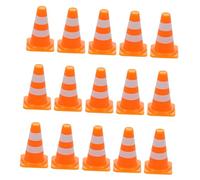 ERINGOGO 30 pièces Jouets Mini Cônes de Circulation et Panneaux de Signalisation pour Garçon Fille Accessoires Éducatifs de Sécurité Routière pour Jeux de Rôle et Apprentissage