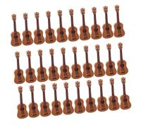 ERINGOGO 30 pièces Miniature Guitare Modèle Résine Décor Musical Réaliste pour Maison de Poupée Bureau Collection et Décoration Intérieure