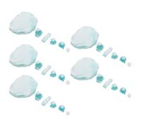 ERINGOGO 30 Pièces Miniature Iceberg Decor Set Micro Landscape Resin Ice Blocks for Arctic Diorama Scene Accessories River Stream Stones for Dollhouse and Model Train