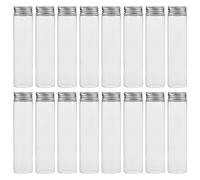ERINGOGO 30 Pièces Tubes à Essai Transparents 60ml avec Bouchons à Vis | Design Minimaliste et Haute Transparence, Étanchéité Sécurisée, pour Laboratoire et Bureau