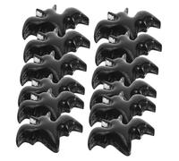 ERINGOGO 300 Pièces Charms Ongles Halloween Noir Animal Chauve-souris Résine Solide Accessoires Manucure DIY pour Fête Carnaval Cosplay
