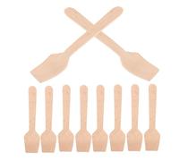 ERINGOGO 300 Pièces Mini Wooden Tasting Spoons Disposable Sampling Spoons For Ice Yogurt Desserts Parties And Catering Events