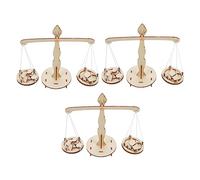 ERINGOGO 3ensembles Kits De Éducatifs Mathématiques De Balances pour Activité Scientifique Et Apprentissage Poids