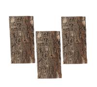 ERINGOGO 3pièces Décor De Liège Naturel pour Terrarium Fond De Réservoir Reptile Et Climbing Cork pour Lézard Et Amphibiens