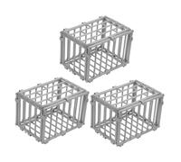 ERINGOGO 3pièces Modèle De Cage Animale pour Animaux Miniatures Accessoires DIY De Décoration De Scène Et Figurines Jouet Éducatif pour Adultes