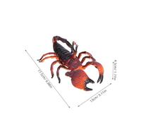 ERINGOGO 3pièces Scorpion Jouet Réaliste Figurine Insecte De Jardin Modèle De Scorpion Faux pour Décoration Et Apprentissage Scientifique