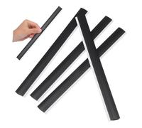 ERINGOGO 4 pièces Bande de Caoutchouc pour Pelle à Poussière Lot de Bandes de Rechange Souples Bordure Antidérapante pour Pelle à Poussière Noire Accessoire et Facile à Installer pour