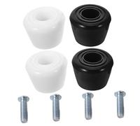 ERINGOGO 4 Pièces Butées de Frein pour Patins à roulettes 4 Pièces Vis, Embouts en Caoutchouc Résistants à L’Usure pour Patins Quad, Stabilité et Contrôle pour Garçon et Filles et Adultes