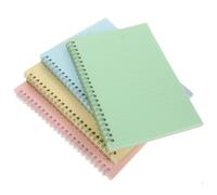ERINGOGO 4 Pièces Carnet de Notes Spirale A5 PP Papier, Couverture Robuste | Notes et Mémos, Agendas et Emplois, Usage Quotidien, Format Portable pour Bureau et Classe