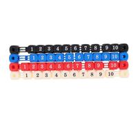 ERINGOGO 4 pièces Compteur de Scores Babyfoot Réglette Chiffres Accessoire Portable et Léger pour Table de Football de Table Indicateur de Points Haute Visibilité pour Jeux Intérieur et