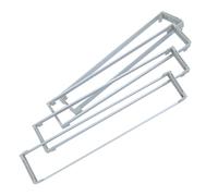 ERINGOGO 4 Pièces Distributeur Boissons Automatique Poussoir Métal Organisateur de Rayonnage pour Supermarché Système Glissant Économiseur Espace Polyvalent pour Présentation Commerciale