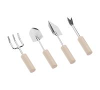 ERINGOGO 4 Pièces Kit Outils de Jardin Miniatures pour Maison de Poupée Accessoires Décoratifs Délicats pour Micro-Jardinage et Scènes DIY