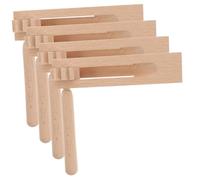 ERINGOGO 4 pièces Lot de Bois Jouets Éducatifs pour Garçon Fille Instrument à Percussion Créateur de Bruit à Cliquet pour Éveil Musical