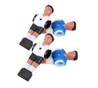 ERINGOGO 4 pièces Lot de Figurines de Joueurs pour Table Football Accessoires de Remplacement pour Babyfoot Figures Noires et Blanches pour Jeu de Bureau Renforcement des Liens Familiaux