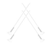 ERINGOGO 4 pièces Lot de Pinceaux Éventail pour Masque Visage Poils Doux Manche Long pour Application Facile Accessoires Maquillage pour Soins Du Visage Femmes