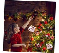 ERINGOGO 4 Pièces Pendentifs Petit Train Plastique Ornements Suspendus pour Sapin de Noël Rose Doré Décoration Festive et Accessoire Photo Cadeau pour Ambiance de Fête