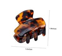 ERINGOGO 4 pièces Pinces à Cheveux Fines Acétate Pinces Griffe Vintage Accessoires de Coiffure et Antidérapants