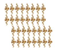 ERINGOGO 40 Pièces à cheveux pour tresses poignets dreadlock Accessoires Dreadlocks à cheveux pour femmes bijoux Golden
