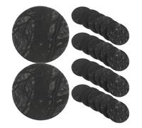 ERINGOGO 40 Pièces Skipping Stones for Water Play Flat Natural Rocks for Pool Beach Outdoor Games Aquatic Sports Toss Toy Set