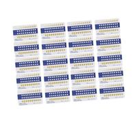 ERINGOGO 40pièces Guide De Teintes Dentaires Carte De Contraste Des Couleurs Des Dents Pour Usage Professionnel Et Personnel
