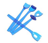 ERINGOGO 4pièces Cuillères Entraîneur Musculaire Oral Pour Garçon Fille Outil Orthophonie Sécurisé Pour Exercices De Langue Et Rééducation Buccale Bleu