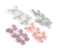 ERINGOGO 4pièces Élastiques à Cheveux Forme De Nœud Corde à Cheveux Spirale Pour Femmes Accessoires Pour Extensibles Cordon Téléphonique Jolis Élastiques Pour Filles