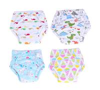 ERINGOGO 4pièces Lot De Culottes Apprentissage Pour Nourrissons Couches De Lavables Culottes Apprentissage Pour Garçon Fille