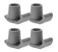 ERINGOGO 4pièces Patins de Ski pour Déambulateur Embouts de Canne Antidérapants Accessoires Essentiels pour Déambulateur Renforcés Aide Mobilité Intérieure et Extérieure