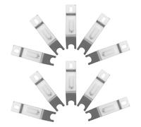 ERINGOGO 5 Paires Supports de Fourche Vélo Tout-Terrain 5 Paires, Rallonges D’Axe en Métal Renforcé, Accessoires Essentiels pour Roues D’Entraînement Garçon et Filles, Visserie de Sécurité