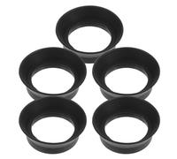 ERINGOGO 5 Pièces Cache Oculaire Compatible 29-31mm Od en Caoutchouc Noir pour Microscope Améliore Le Contraste et Assure Une Hygiène Conviviale pour L'astronomie Recherche Scientifique