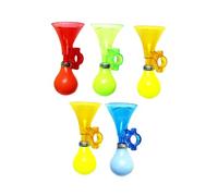 ERINGOGO 5 Pièces Corne De Klaxon Sonnette Adultes Fort Klaxon Pneumatique Cloche Sminger Anneau De Guidon De Couleur Aléatoire