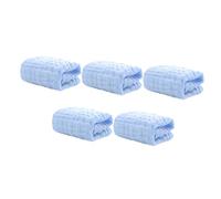 ERINGOGO 5 pièces Lot de Serviettes Coton pour Lingettes Muslin Absorbantes et Réutilisables pour Essuyer Salive Régurgitations et Mains Lavables et Durables
