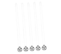 ERINGOGO 5 Pièces Newton's Cradle Balance Balls Steel Bearing Physics Experiment Tool Desktop Swinging Toy for Educational Science Decoration