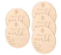 ERINGOGO 5 Pièces Panneau Annonce De Naissance Pour Garçon Fille Panneau De Prénom Bois Annonce Né