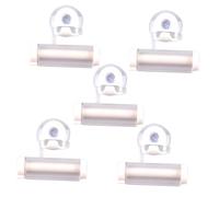 ERINGOGO 5 pièces Presse Dentifrice à Ventouse Blanc Extrudeur Manuel pour Tubes de Dentifrice Distributeur Pratique pour Cosmétiques et Crèmes et Facile à Utiliser