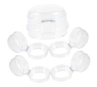 ERINGOGO 5 pièces Protection Boutons Cuisinière Gaz Couvercles Sécurité Garçon Fille Plastique Anti-accident pour Gazinière