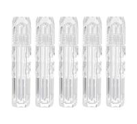 ERINGOGO 5 Pièces Tube de Gloss à Lèvres Vide Rechargeable 2,5ml en Plastique Léger et Étanche pour Voyage et Création de Maquillage