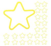 ERINGOGO 50 Pièces Élastiques Étoile pour Magicien Accessoire de Scène Élastique Résistant pour Tours Illusion Favori de Fête Halloween Fournitures de Spectacle de Conjuration