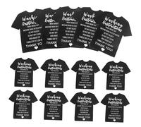 ERINGOGO 50 Pièces Étiquettes de Lavage pour Vêtements Cartes Instructions Entretien pour Shirts et Chemises Outils Pratiques pour Prolonger Durée Vêtements